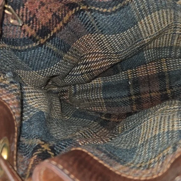 Bogner Brown Leather Backpack Travel Bag Handbag Tote - Picture 12 of 14